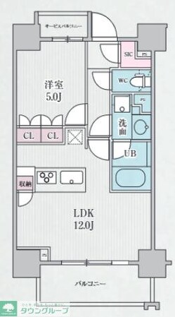 テラス浅草橋の物件間取画像